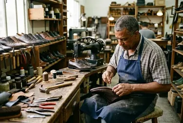 Serviço reforma de sapatos sociais de O Polo Sapateiro Barretos em Barretos